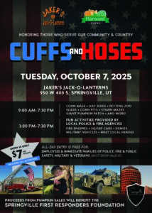 Annual Event honoring First Responders, Military and Veterans. Oct. 7, 9 am - Dark